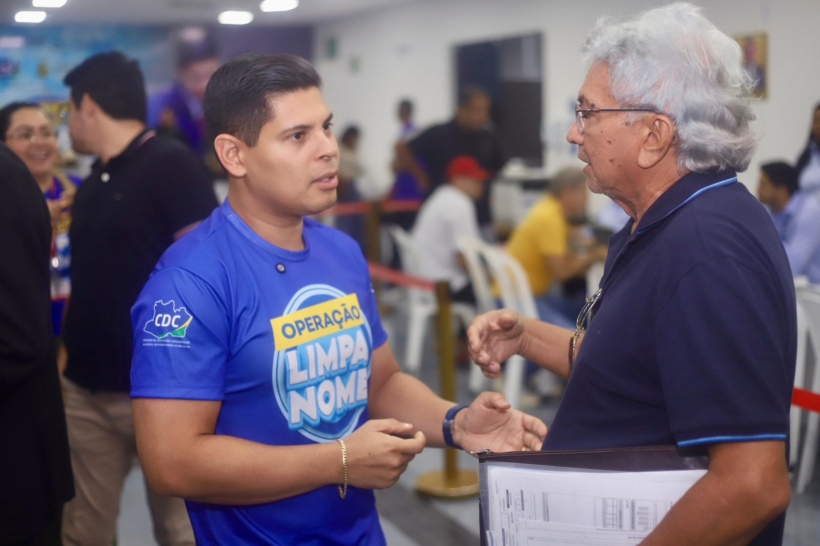 Imagem mostra o presidente do CDC Mário César Filho - Operação Limpa Nome Aleam Oferece 90% de Desconto em Novembro