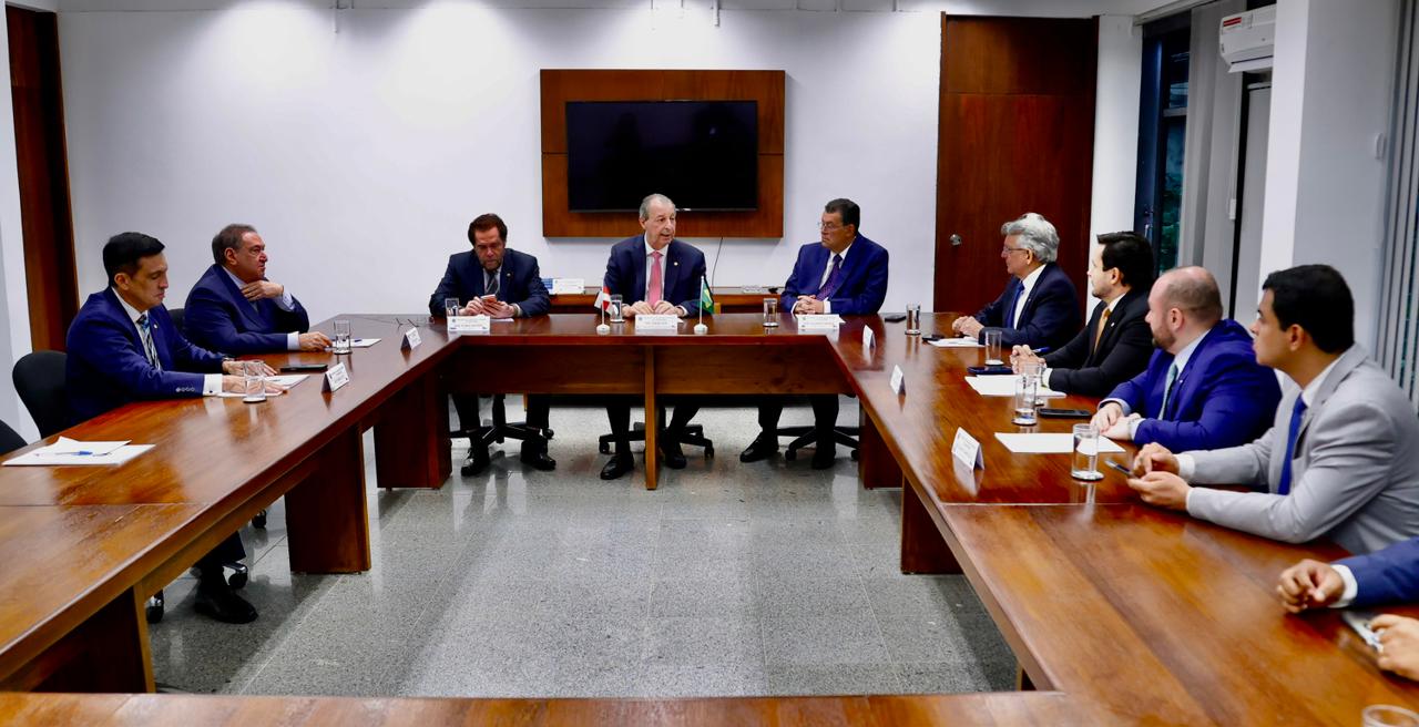 Imagem mostra Bancada do Amazonas na câmara federal, os integrantes são Omar Aziz, Eduardo Braga, Plinio Valerio. Átila Lins, Sidney Leite, Alberto Neto, Fausto Santos Júnior, Pauderney Avelino e Saullo Vianna - Bancada do Amazonas Define Emendas ao Orçamento de 2026